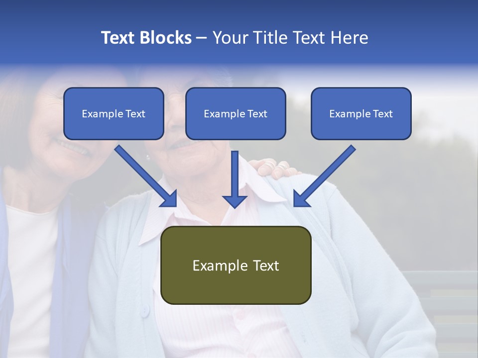 Elderly Portrait Mother PowerPoint Template