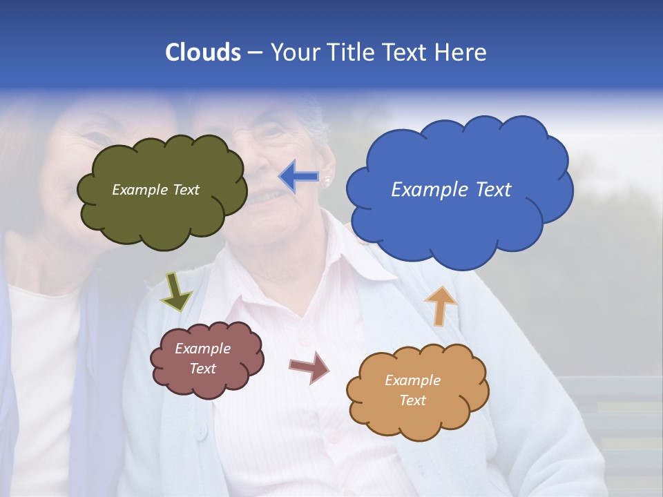 Elderly Portrait Mother PowerPoint Template