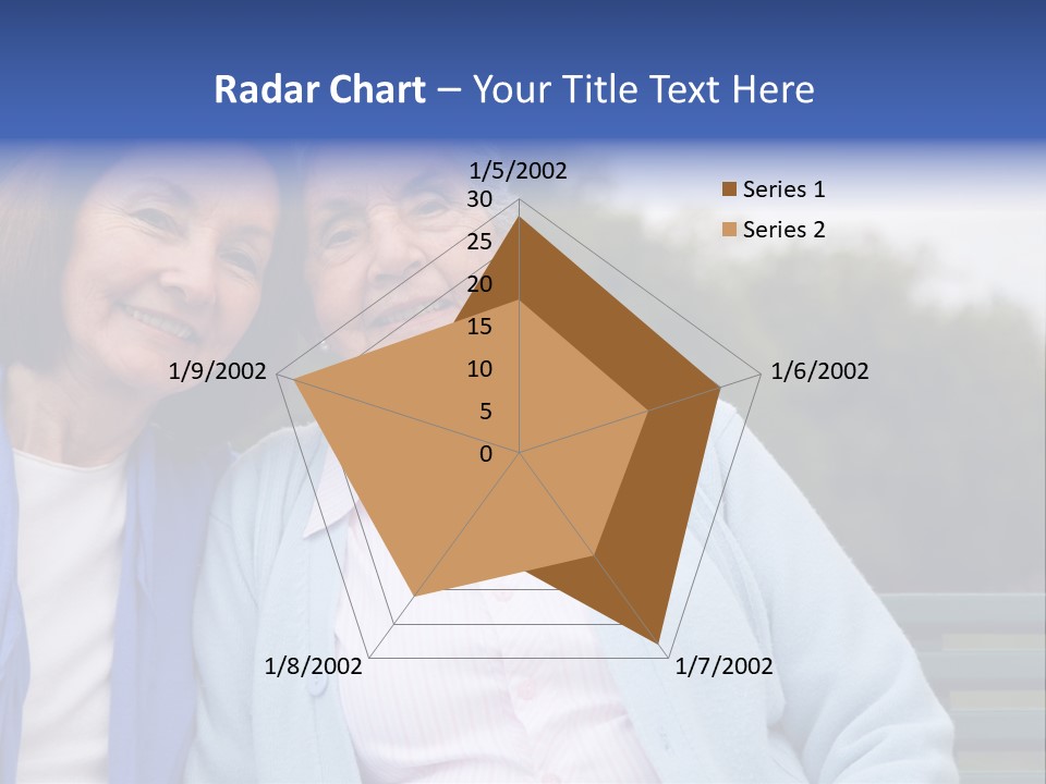 Elderly Portrait Mother PowerPoint Template