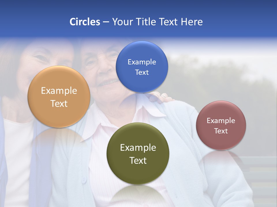 Elderly Portrait Mother PowerPoint Template