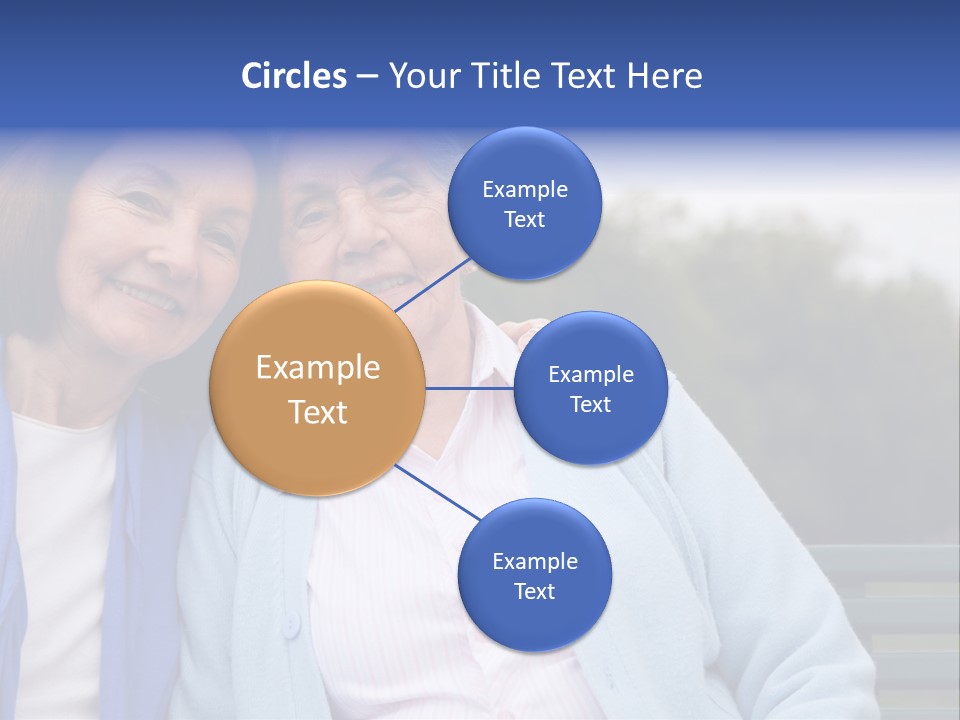 Elderly Portrait Mother PowerPoint Template