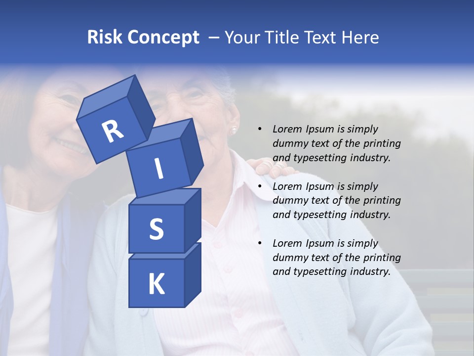 Elderly Portrait Mother PowerPoint Template