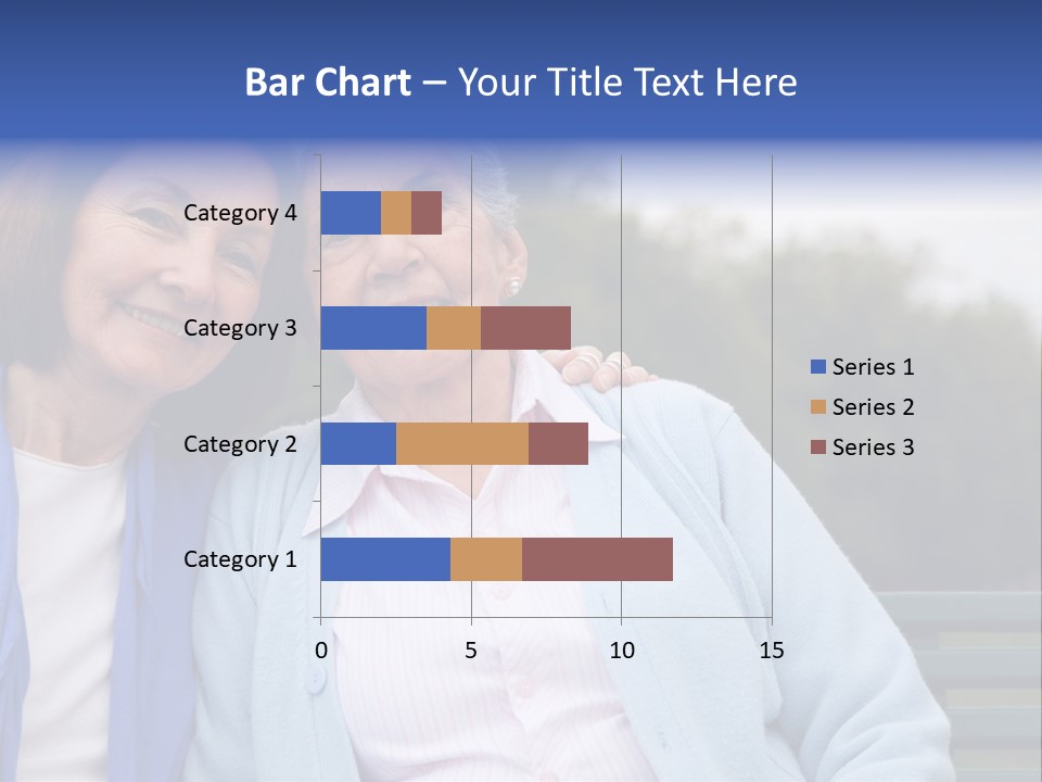 Elderly Portrait Mother PowerPoint Template