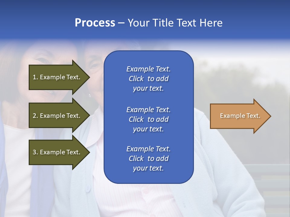 Elderly Portrait Mother PowerPoint Template