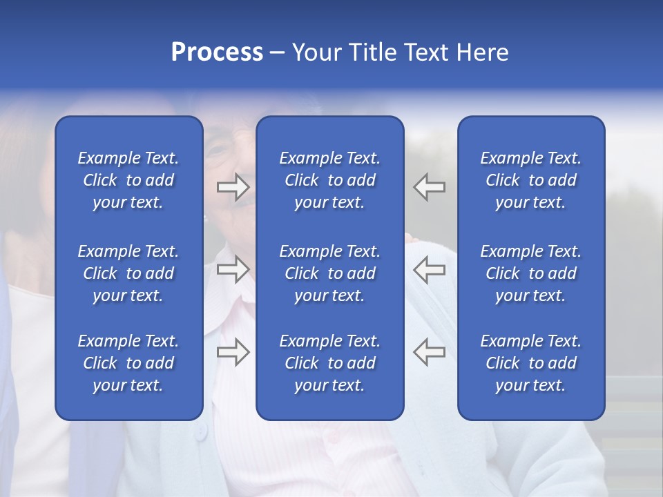 Elderly Portrait Mother PowerPoint Template