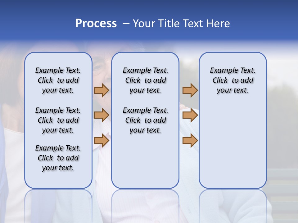 Elderly Portrait Mother PowerPoint Template