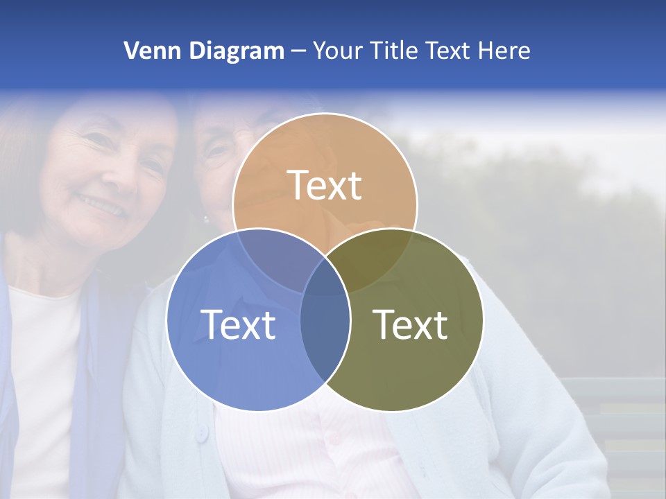 Elderly Portrait Mother PowerPoint Template