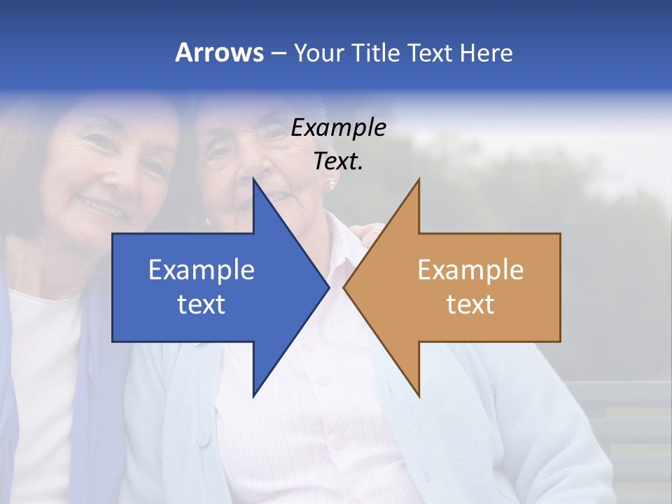 Elderly Portrait Mother PowerPoint Template