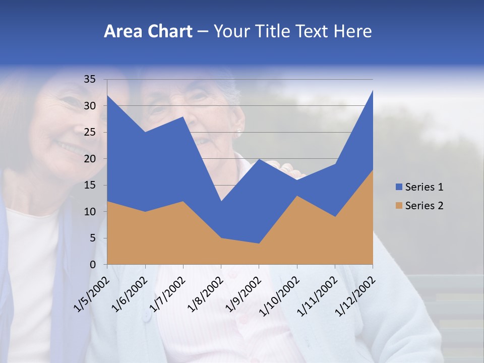 Elderly Portrait Mother PowerPoint Template