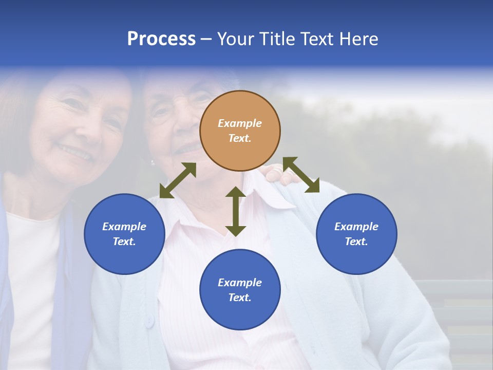 Elderly Portrait Mother PowerPoint Template