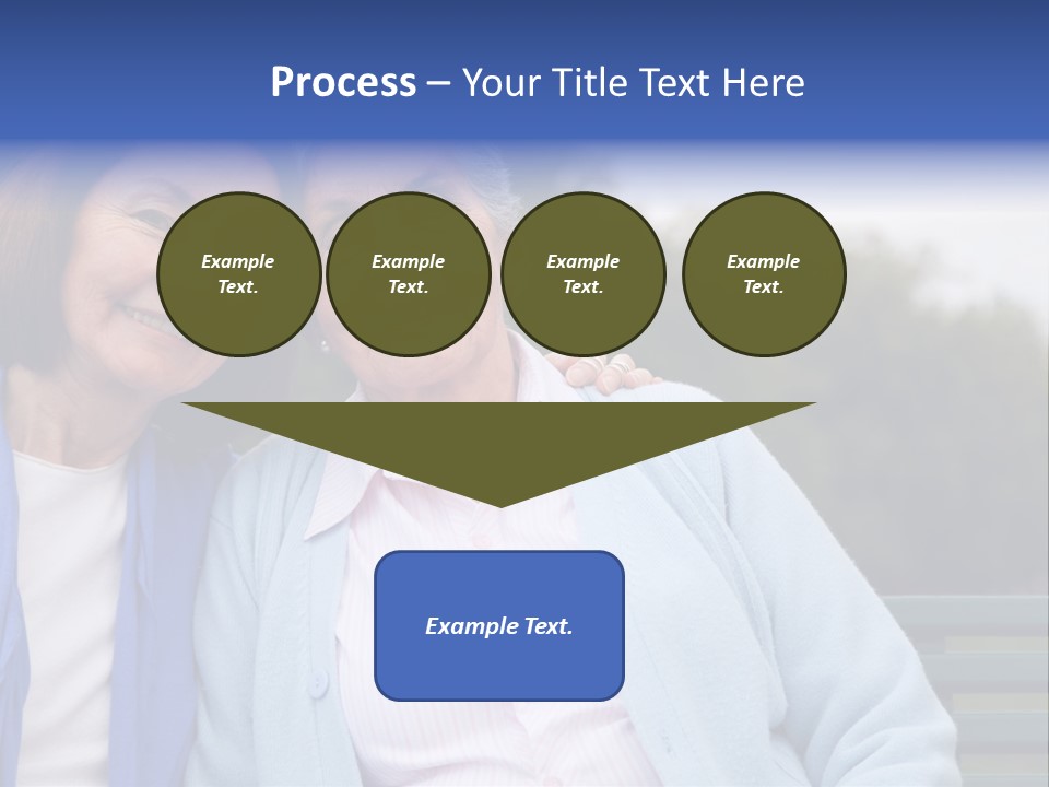 Elderly Portrait Mother PowerPoint Template