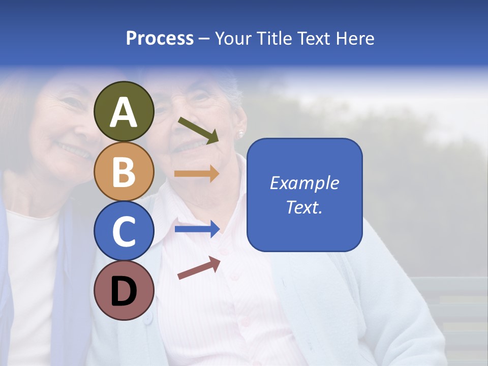 Elderly Portrait Mother PowerPoint Template