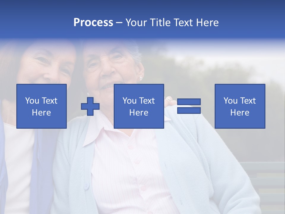 Elderly Portrait Mother PowerPoint Template