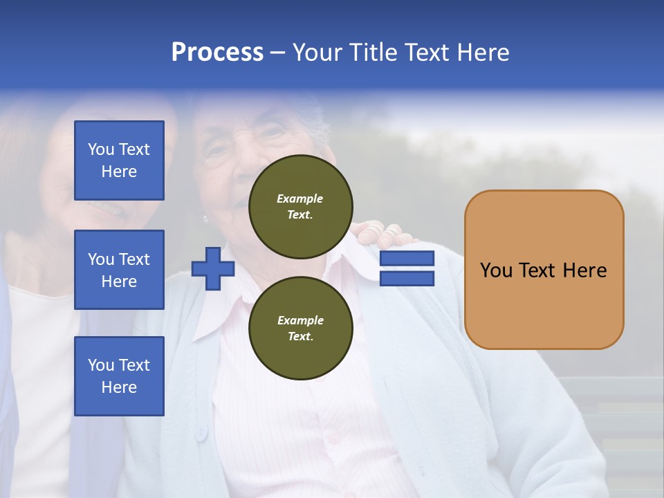 Elderly Portrait Mother PowerPoint Template