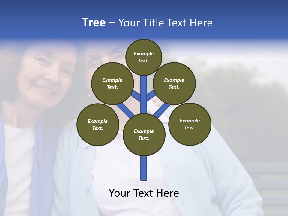 Elderly Portrait Mother PowerPoint Template