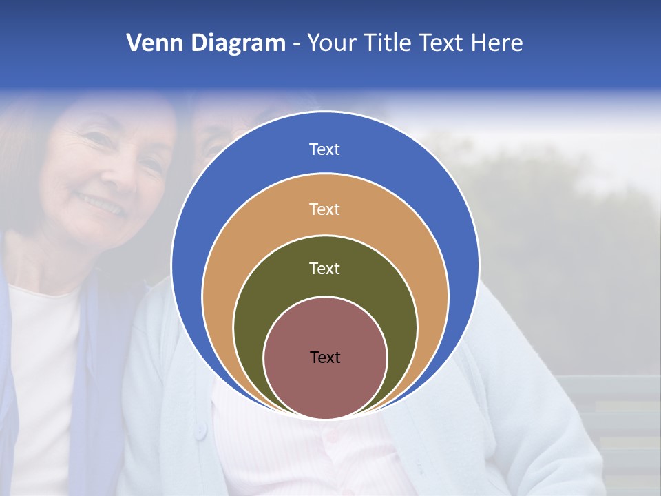 Elderly Portrait Mother PowerPoint Template