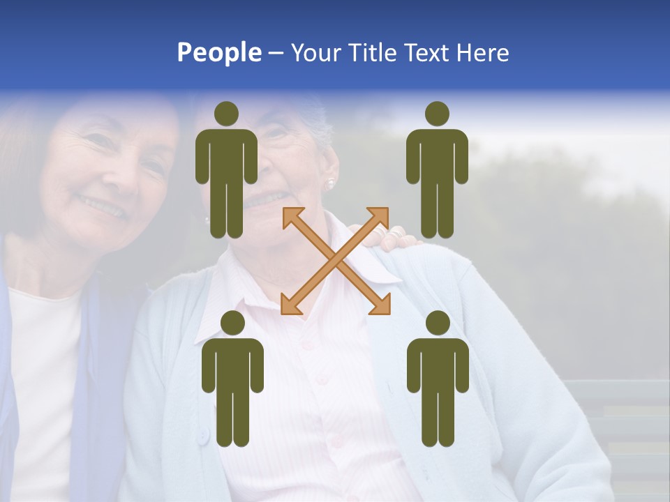 Elderly Portrait Mother PowerPoint Template