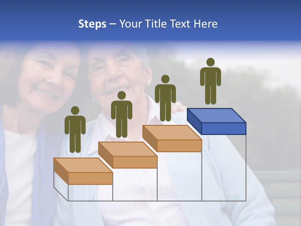 Elderly Portrait Mother PowerPoint Template