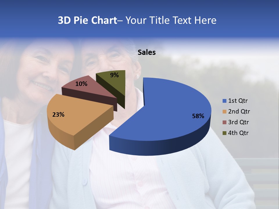 Elderly Portrait Mother PowerPoint Template