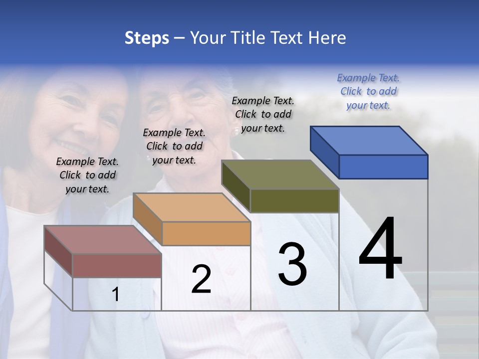 Elderly Portrait Mother PowerPoint Template