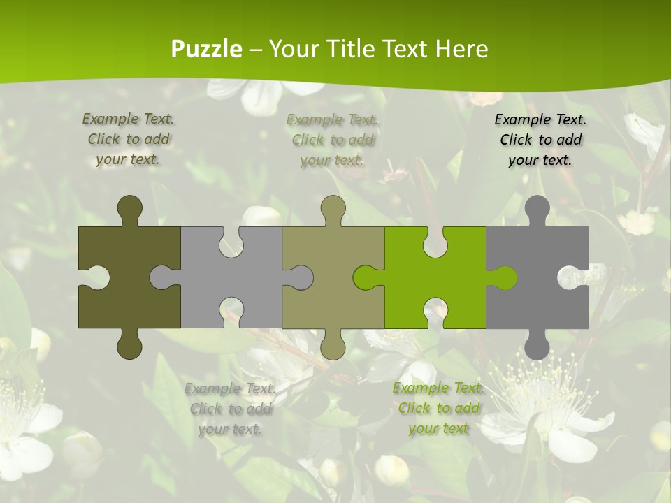 Myrtus Rosids Green PowerPoint Template