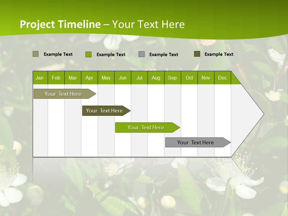 Myrtus Rosids Green PowerPoint Template