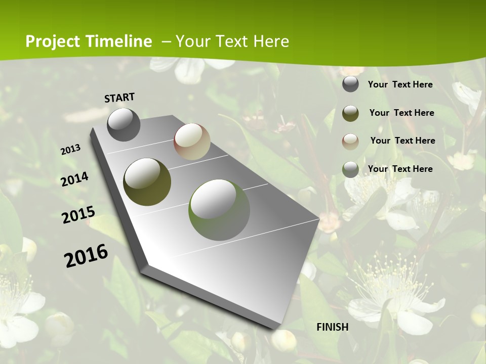 Myrtus Rosids Green PowerPoint Template