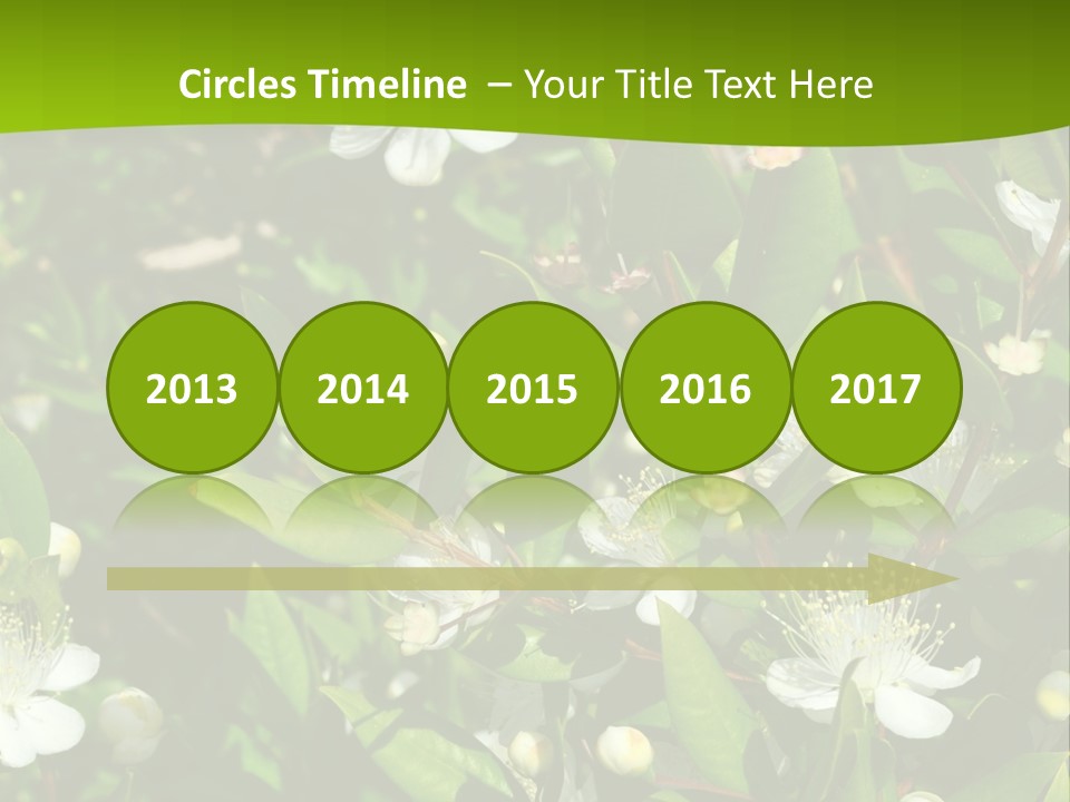Myrtus Rosids Green PowerPoint Template