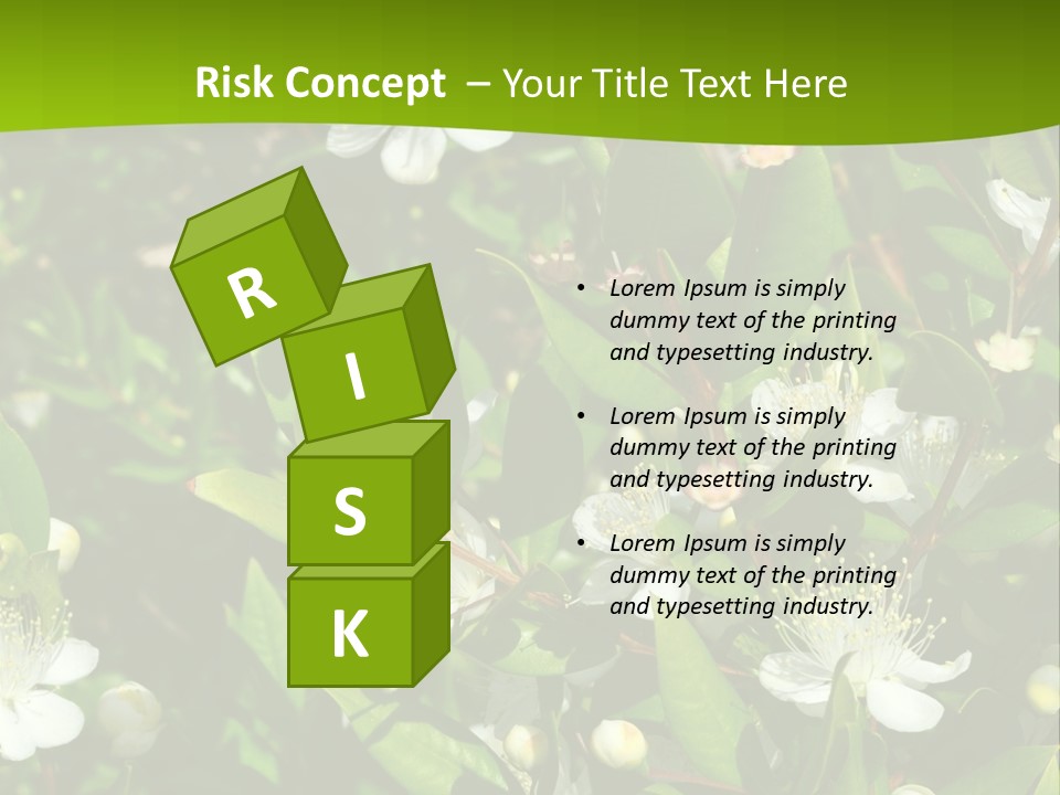 Myrtus Rosids Green PowerPoint Template