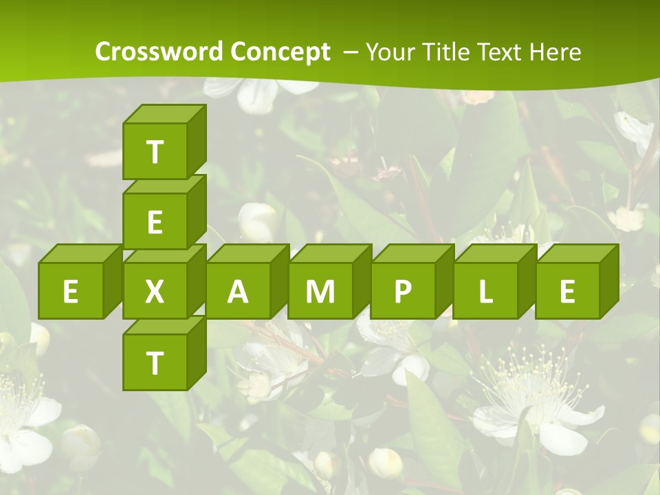 Myrtus Rosids Green PowerPoint Template