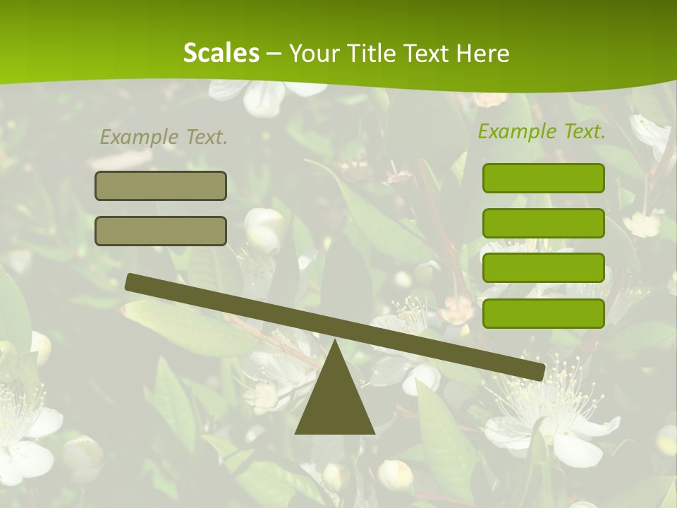 Myrtus Rosids Green PowerPoint Template