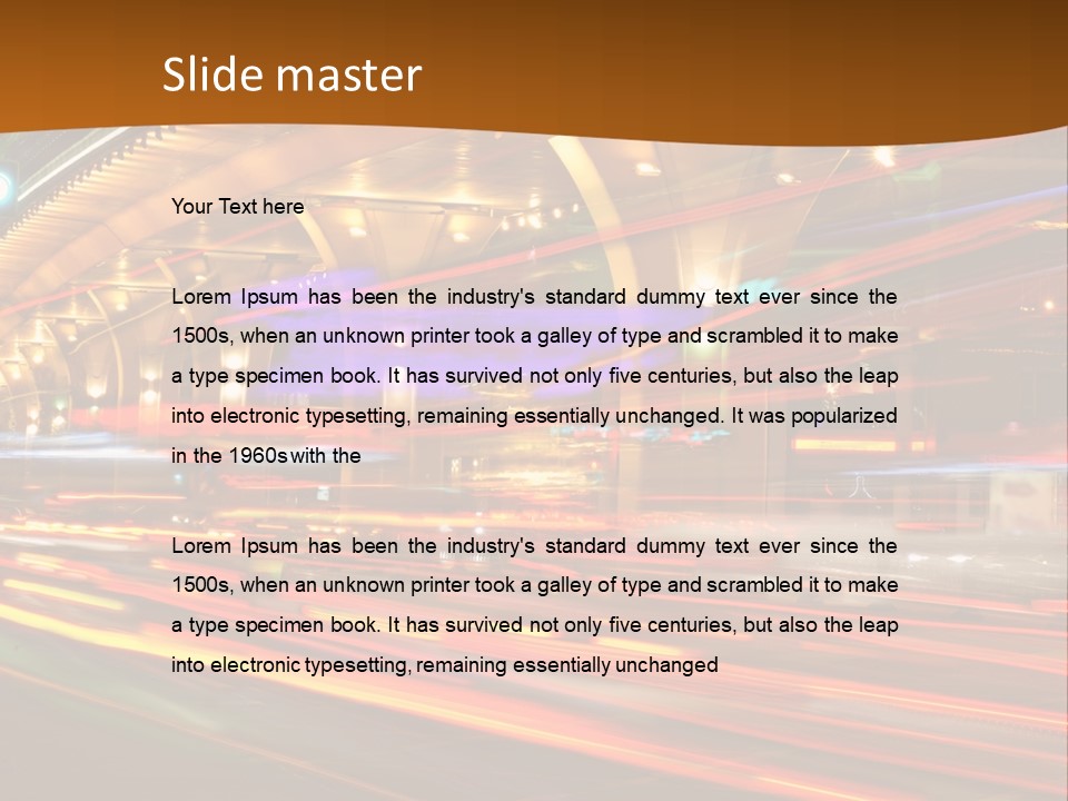 Speed Track Modern PowerPoint Template