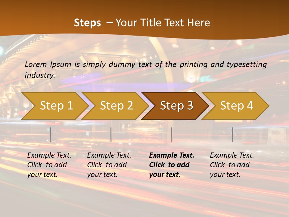 Speed Track Modern PowerPoint Template
