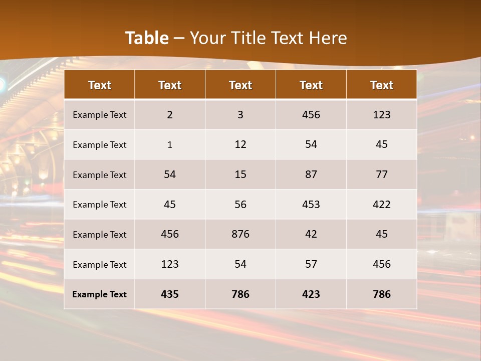 Speed Track Modern PowerPoint Template