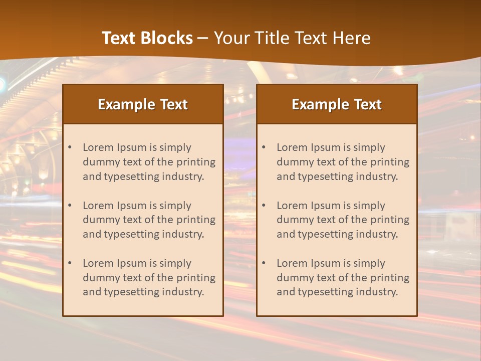 Speed Track Modern PowerPoint Template