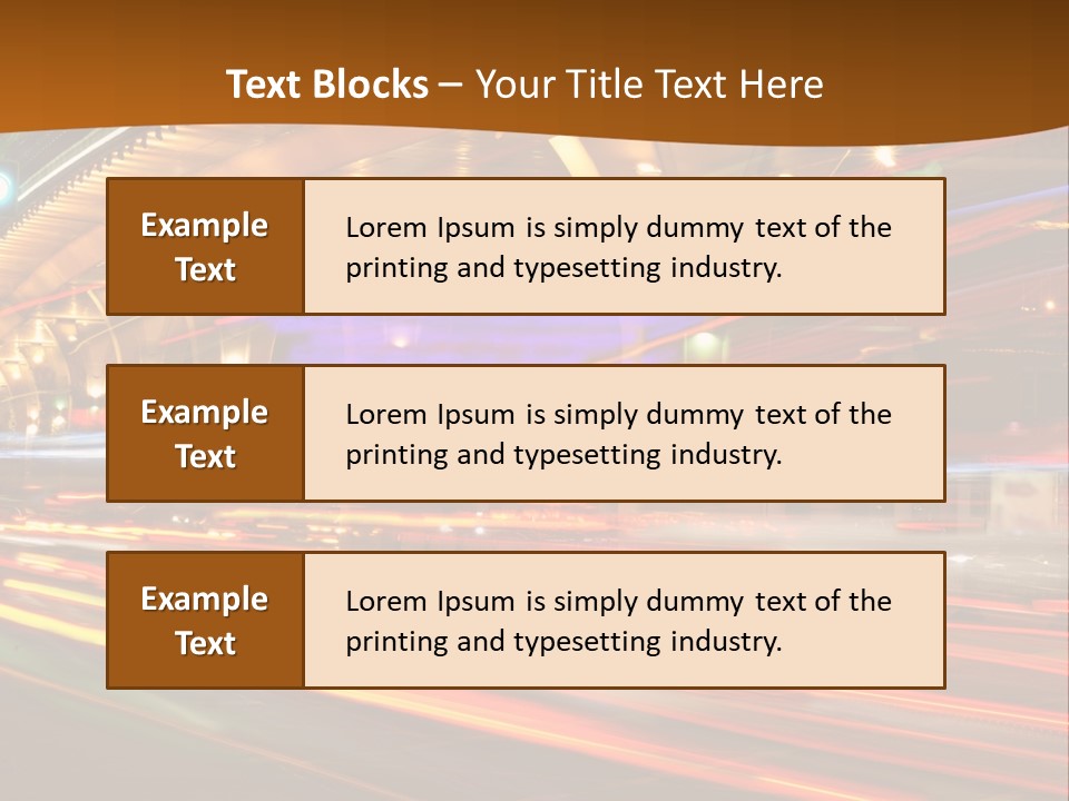 Speed Track Modern PowerPoint Template