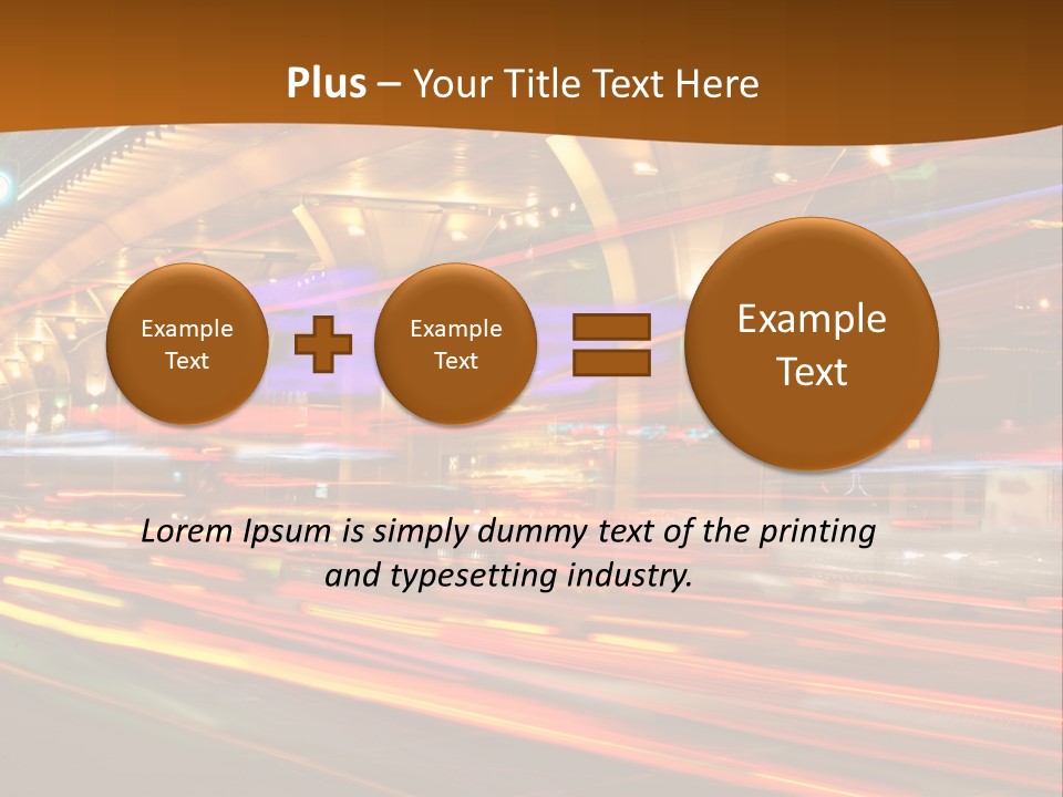 Speed Track Modern PowerPoint Template