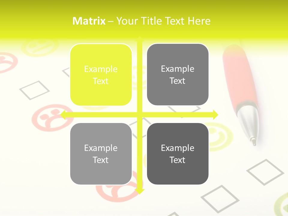 Success Exam Vote PowerPoint Template