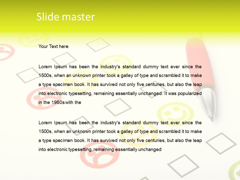 Success Exam Vote PowerPoint Template