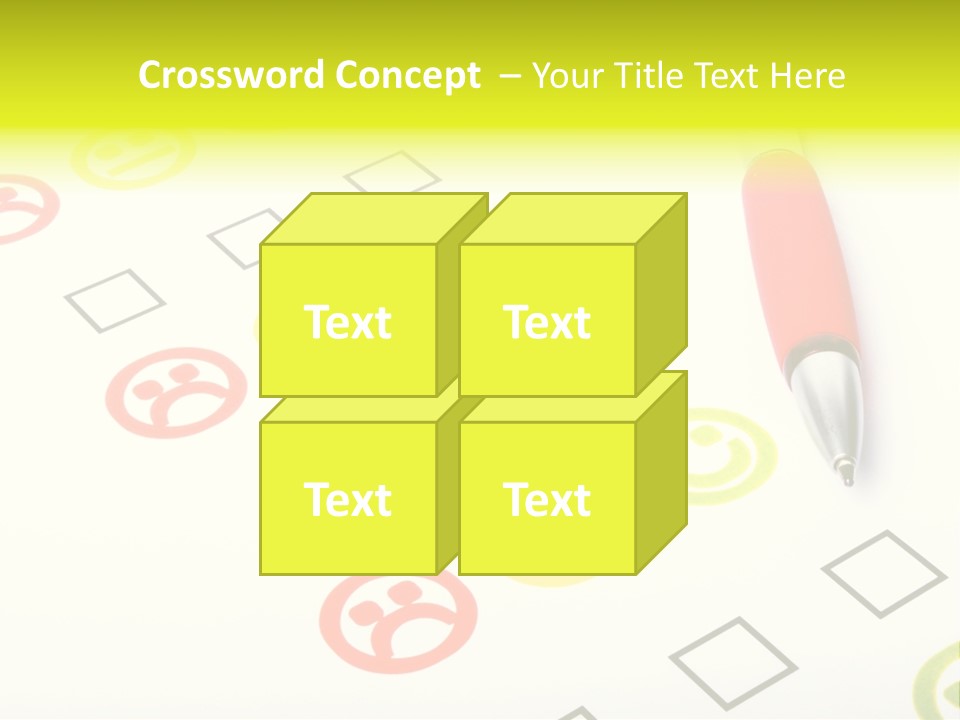 Success Exam Vote PowerPoint Template