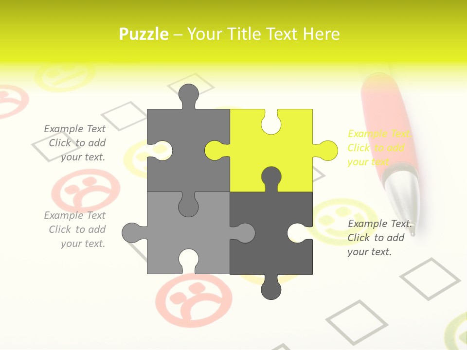 Success Exam Vote PowerPoint Template