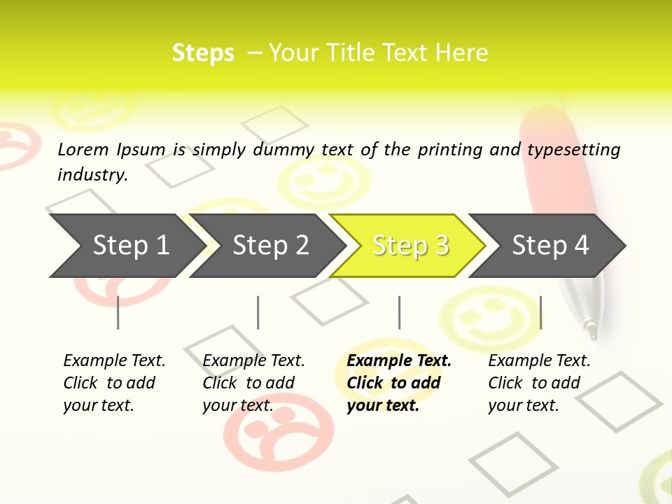 Success Exam Vote PowerPoint Template