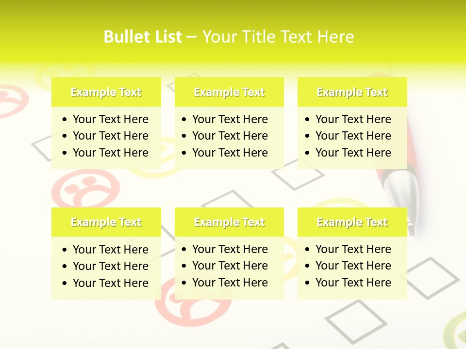 Success Exam Vote PowerPoint Template