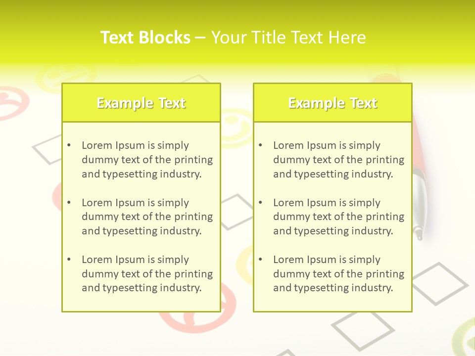Success Exam Vote PowerPoint Template