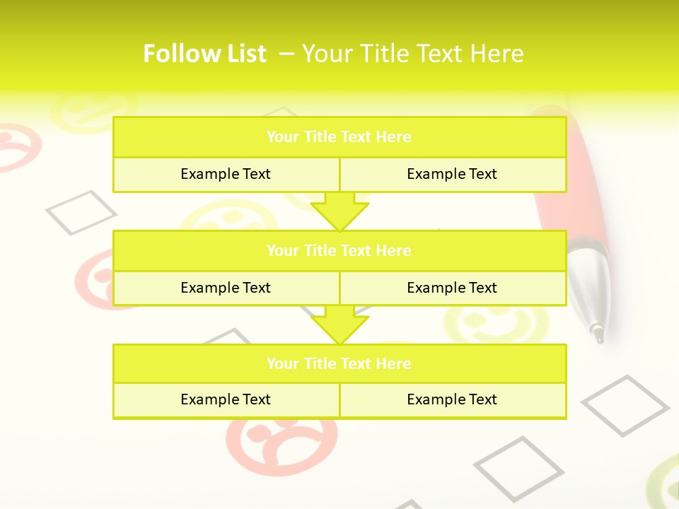 Success Exam Vote PowerPoint Template