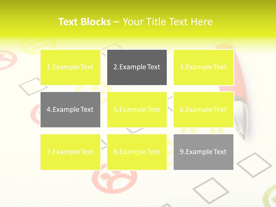 Success Exam Vote PowerPoint Template