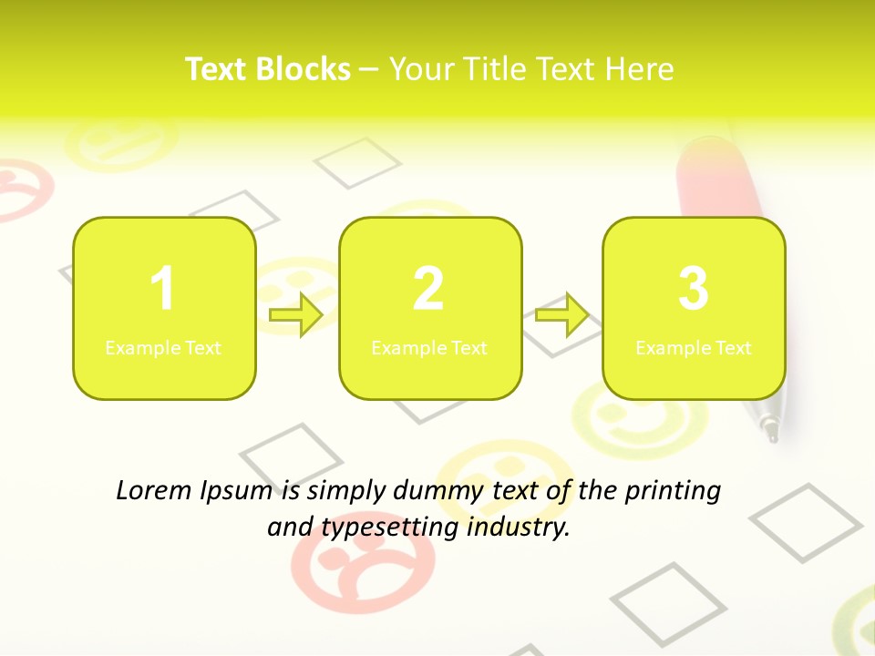 Success Exam Vote PowerPoint Template