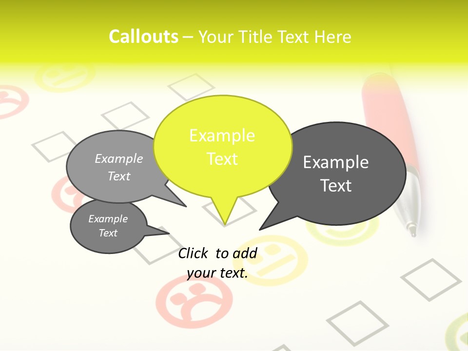 Success Exam Vote PowerPoint Template