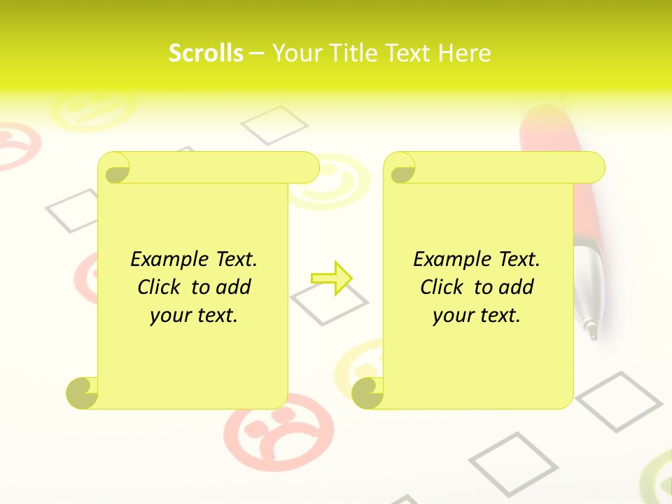 Success Exam Vote PowerPoint Template