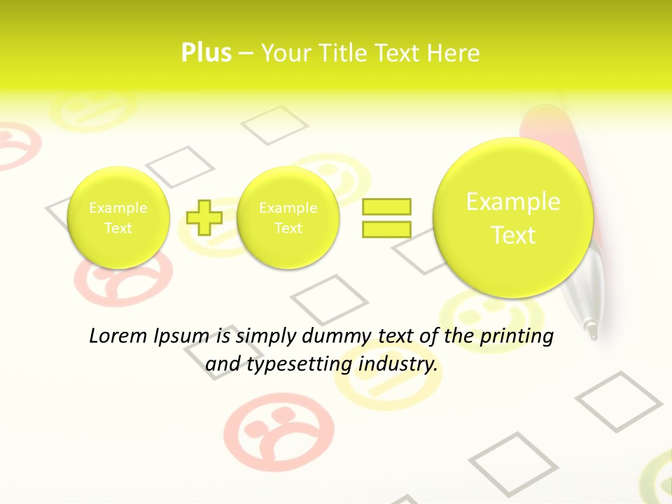 Success Exam Vote PowerPoint Template